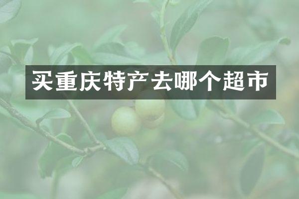 买重庆特产去哪个超市