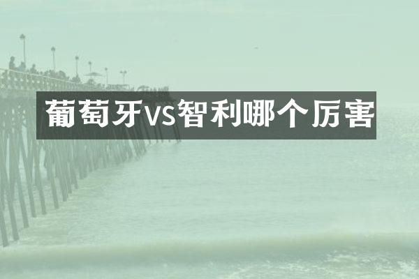 葡萄牙vs智利哪个厉害