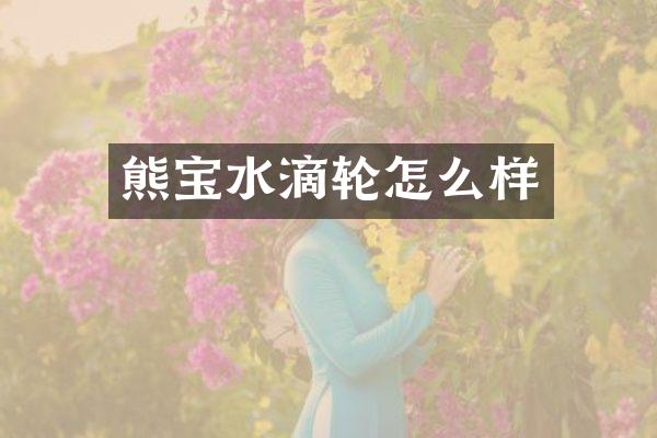 熊宝水滴轮怎么样