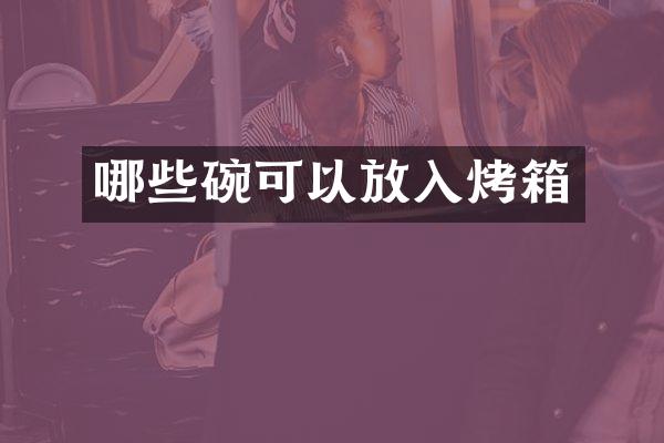 哪些碗可以放入烤箱