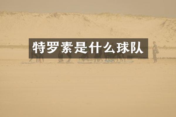 特罗素是什么球队