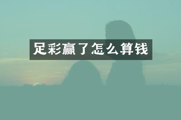 赢了怎么算钱