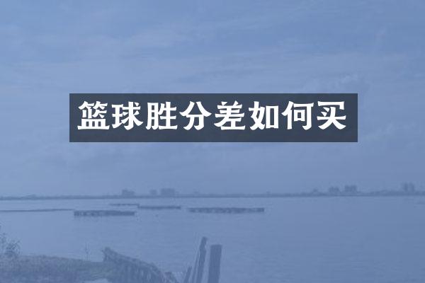 篮球胜分差如何买