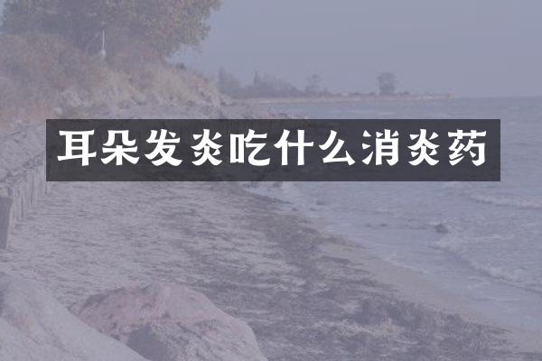 耳朵发炎吃什么消炎药