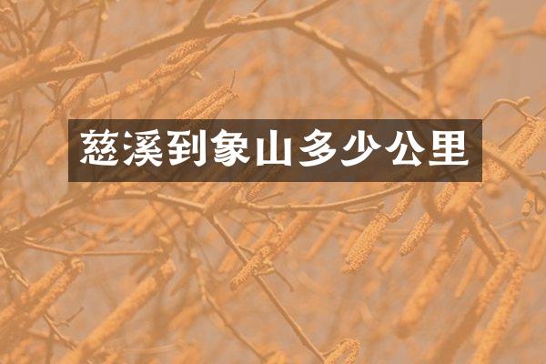 慈溪到象山多少公里