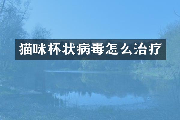 猫咪杯状病毒怎么治疗