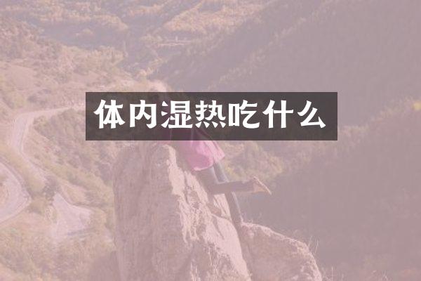 体内湿热吃什么