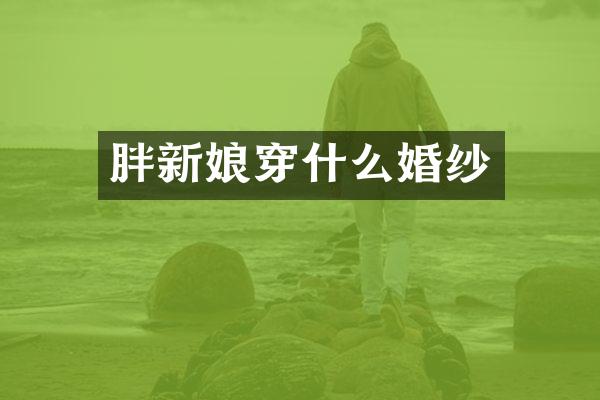 胖新娘穿什么婚纱