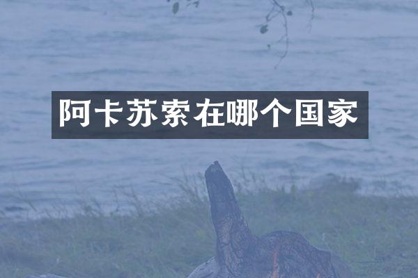 阿卡苏索在哪个国家
