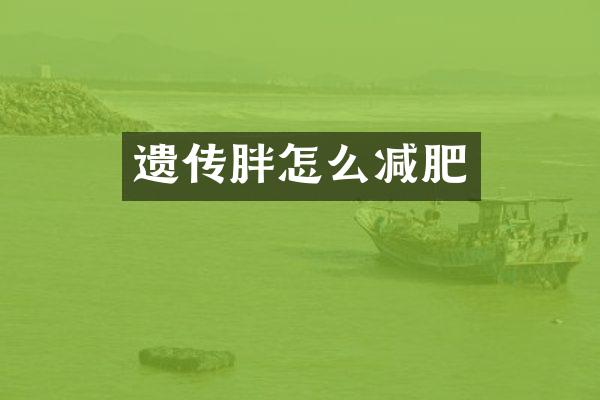 遗传胖怎么减肥
