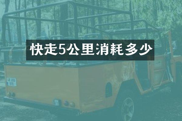 快走5公里消耗多少