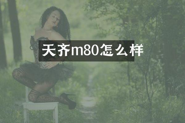 天齐m80怎么样