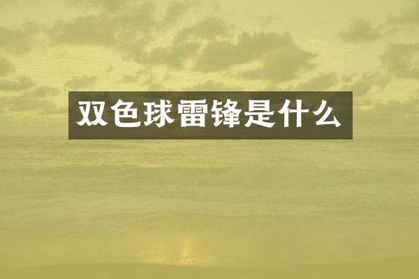双色球雷锋是什么