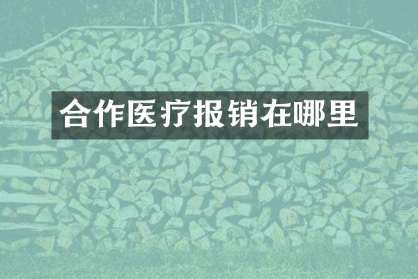 合作医疗报销在哪里