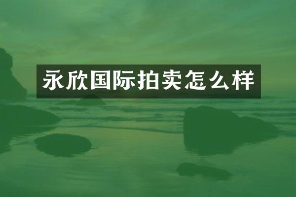 永欣国际拍卖怎么样