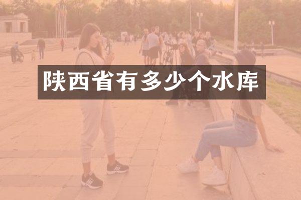 陕西省有多少个水库