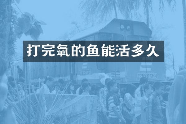 打完氧的鱼能活多久