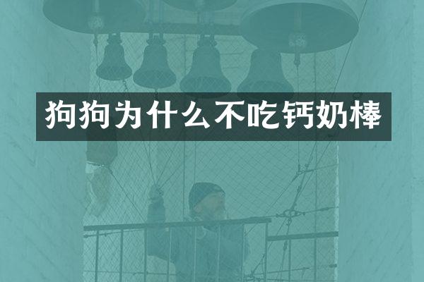 狗狗为什么不吃钙奶棒