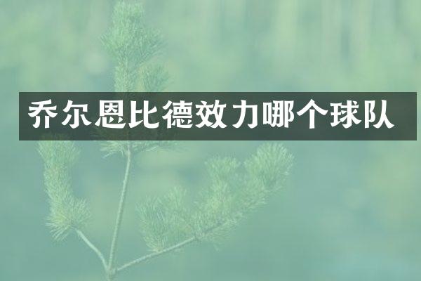 乔尔恩比德效力哪个球队