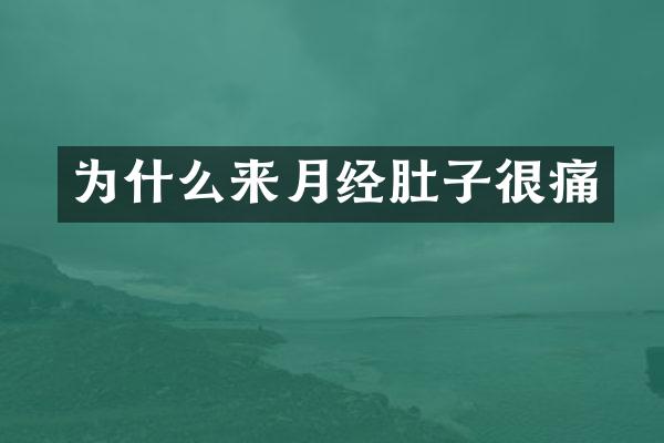 为什么来月经肚子很痛