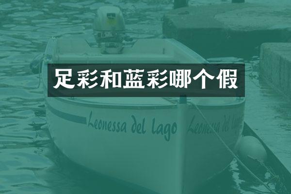 和蓝彩哪个假