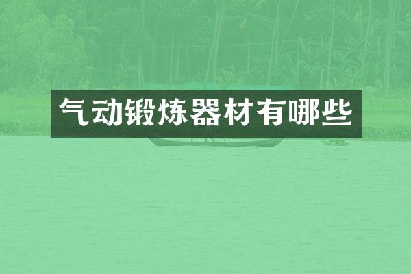 气动锻炼器材有哪些