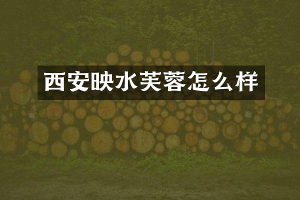西安映水芙蓉怎么样