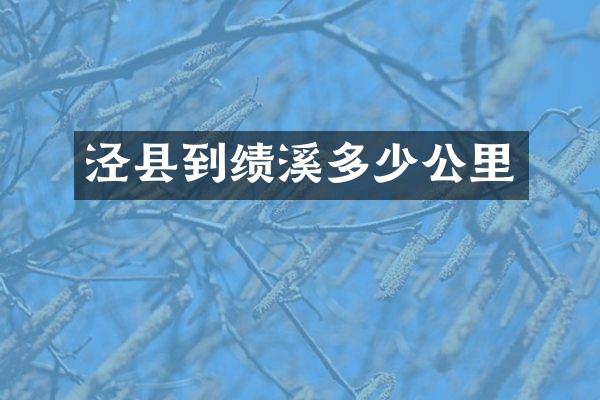泾县到绩溪多少公里