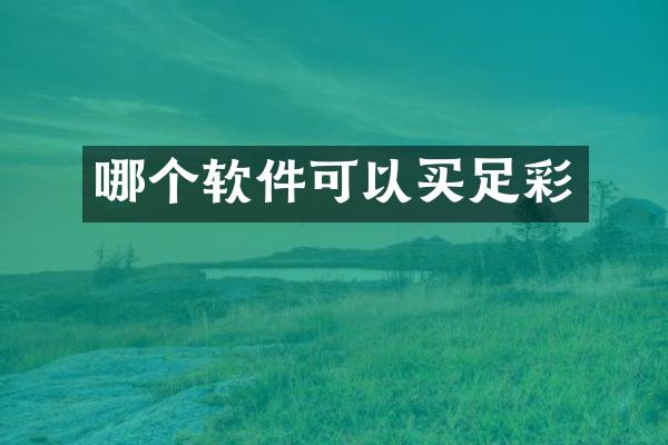 哪个软件可以买