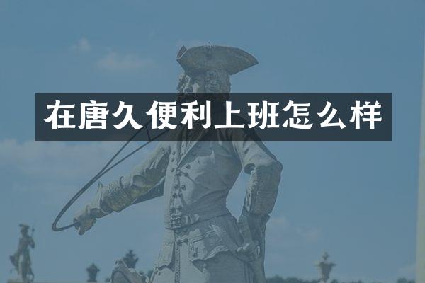 在唐久便利上班怎么样