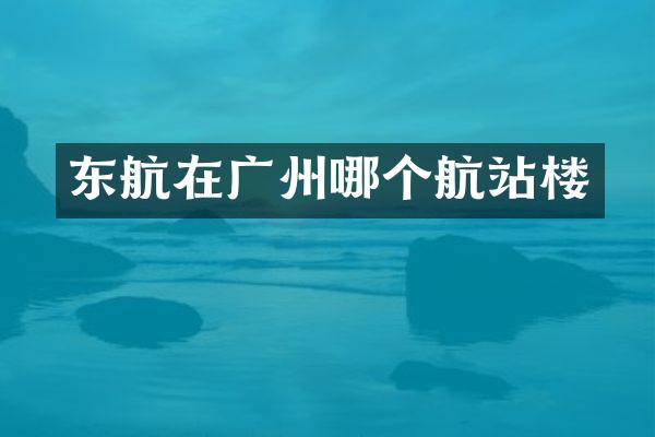 东航在广州哪个航站楼