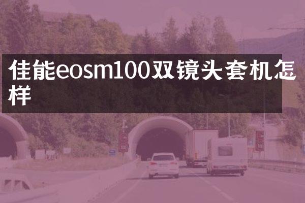 佳能eosm100双镜头套机怎么样