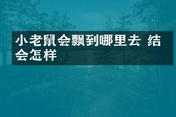 小老鼠会飘到哪里去 结果会怎样