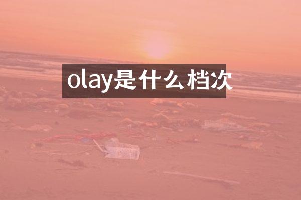 olay是什么档次
