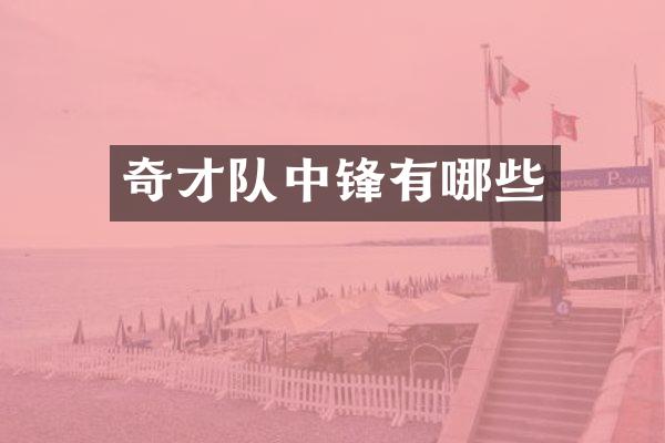 奇才队中锋有哪些