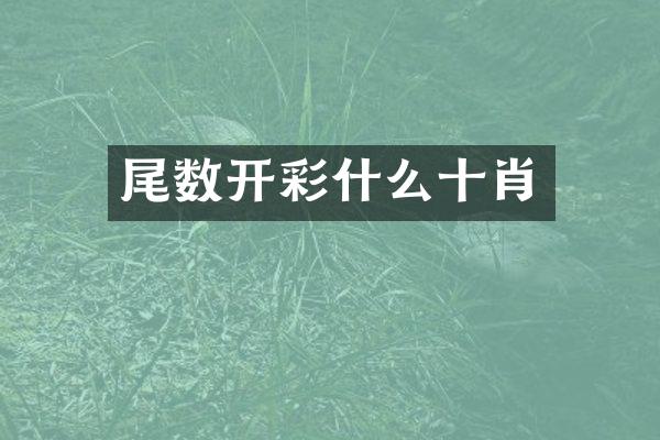尾数开彩什么十肖
