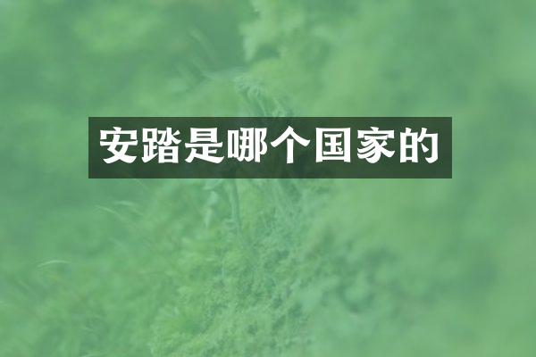 安踏是哪个国家的