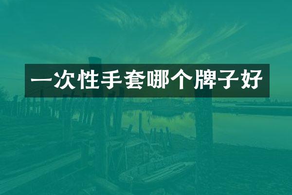 一次性手套哪个牌子好
