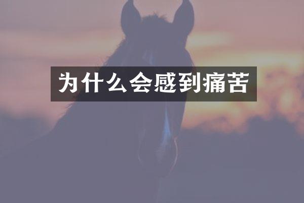 为什么会感到痛苦