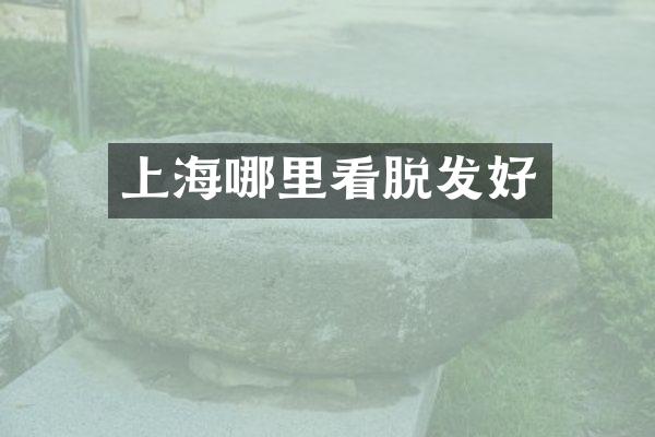 上海哪里看脱发好