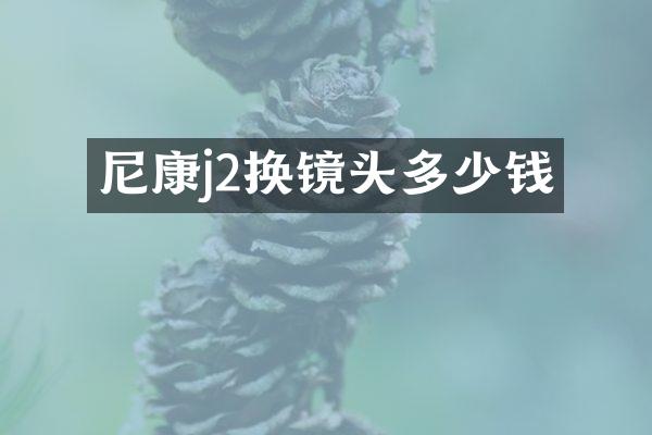 尼康j2换镜头多少钱