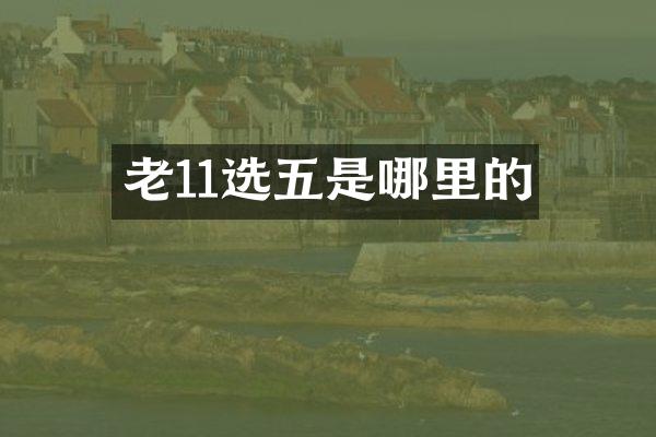 老11选五是哪里的