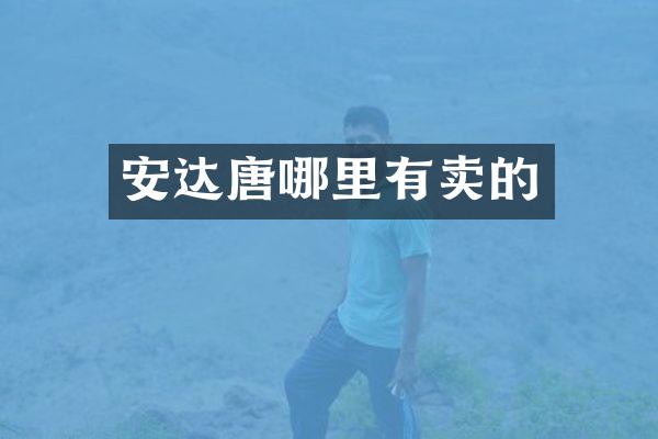 安达唐哪里有卖的