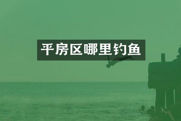 平房区哪里钓鱼