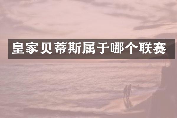 皇家贝蒂斯属于哪个联赛