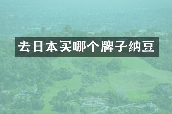 去日本买哪个牌子纳豆