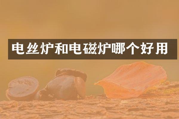 电丝炉和电磁炉哪个好用