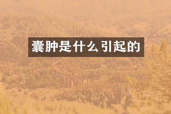 囊肿是什么引起的