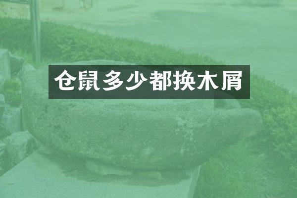 仓鼠多少都换木屑