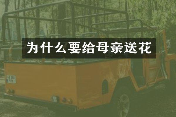 为什么要给母亲送花